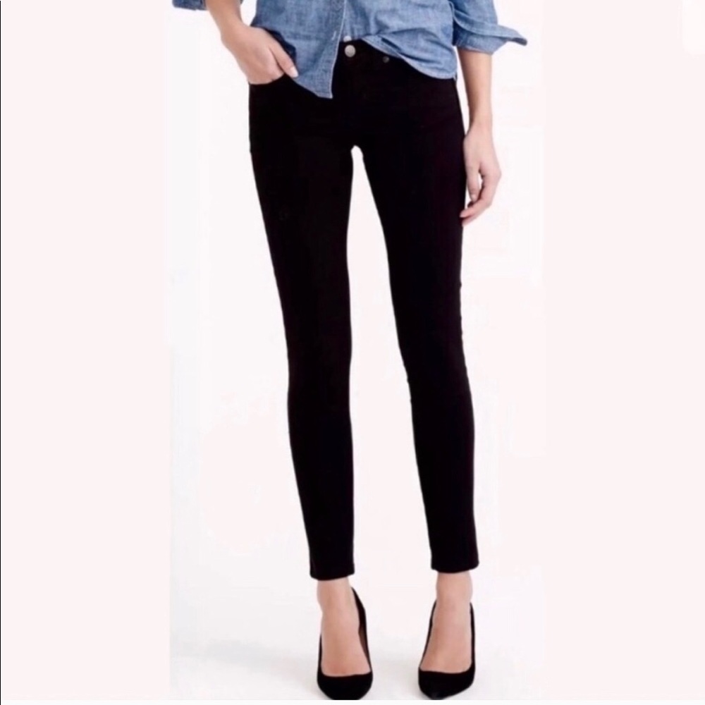 J CREW BLACK SKINNY JEANS SIZE 24